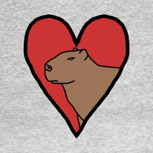 My Valentines Day Capybara T-Shirt